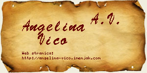 Angelina Vico vizit kartica